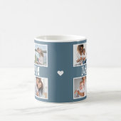 かわいい愛してるお母さんの日の写真 コーヒーマグカップ (中央)