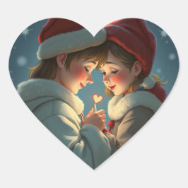 かわいい愛のステッカー ハートシール