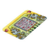 かわいい愛のハート販売機を探すロボット マグネット (左側)