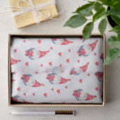 かわいい愛のパターン、格言とハート 薄葉紙 (ギフト)