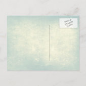 かわいい愛のフクロカップルは日付ポストカードを保存する 案内ポストカード (裏面)