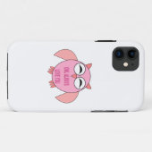 かわいい愛のメッセージOwl iPhoneケース Case-Mate iPhoneケース (裏面(横))