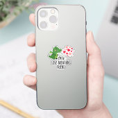 かわいい愛の息をするドラゴンの友達 シール (スマートフォン)