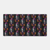 かわいい愛らしいかわいいハロウィンウィッチ デスクマット (正面)