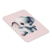 かわいい愛らしいかわいいベビーゾウ マグネット (右側)