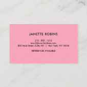 かわいい愛らしいベビーおもちゃナニーチャイルドケア 名刺 (裏面)