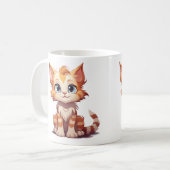 かわいい愛らしいベビーアニマルコーヒーマグ コーヒーマグカップ (正面左)