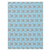 かわいい愛らしいベビー象の漫画イラストレーション テーブルクロス (正面)