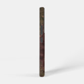 かわいい愛らしいヴィンテージスタイルチビ（小さくかわいく書いた感じ）かわいいガールアート SAMSUNG GALAXYケース (右側面)