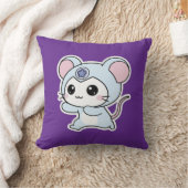 かわいい愛らしい小さなねずみ クッション (ブランケット)