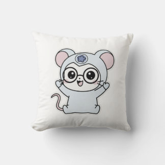 かわいい愛らしい小さな可愛いねずみ クッション