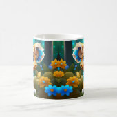 かわいい愛らしい赤ちゃん動物 コーヒーマグカップ (中央)