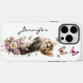 かわいい愛らしい遊び心のある子猫のiPhone / iPadケース Case-Mate iPhoneケース (裏面 (横))