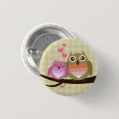 かわいい愛キリンの蝶虹の城及び雲 缶バッジ (正面&裏面)