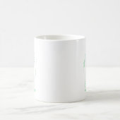 かわいい愛サッカー&ロボット ただ得点する少年 コーヒーマグカップ (中央)