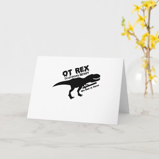 かわいい愛作業療法のギフトを意欲を起こさせて下さい カード (黄色い花)