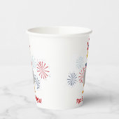 かわいい愛国アヒル 紙コップ (左)