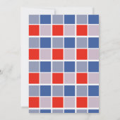 かわいい愛国パーティーの招待状 招待状 (裏面)