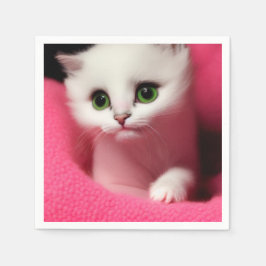 かわいい愛子猫 スタンダードカクテルナプキン