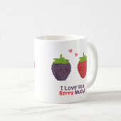 かわいい愛果実多くのしゃれのユーモア コーヒーマグカップ (正面右)