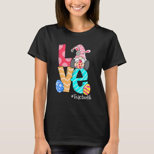 かわいい愛格言イースターデイキャンディ印刷 Tシャツ (正面)