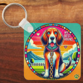 かわいい愛犬 キーホルダー (正面)