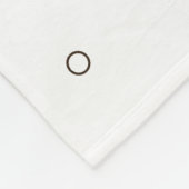 かわいい愛猫のフリースブランケットの白 フリースブランケット (角)