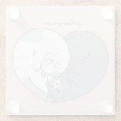 かわいい愛猫ガラスコースター ガラスコースター (裏面)