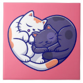 かわいい愛猫セラミックタイル タイル (正面)