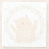 かわいい愛猫 ガラスコースター (裏面)