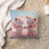 かわいい愛猫 クッション (ブランケット)