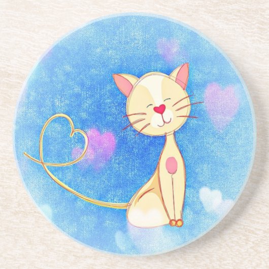 かわいい愛猫 コースター (正面)