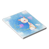 かわいい愛猫 ノートパッド (アングル)