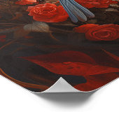 かわいい愛鳥 ポスター (角)