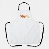 かわいい感傷的なママの贈り物 | 母最高のの日 エプロン (正面)