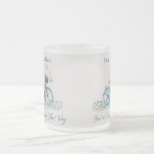 かわいい感動的すりガラスのマグカップ フロストグラスマグカップ (中央)