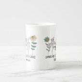 かわいい感動的やさしい言葉 ボーンチャイナマグカップ (正面)
