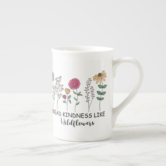 かわいい感動的やさしい言葉 ボーンチャイナマグカップ (右)
