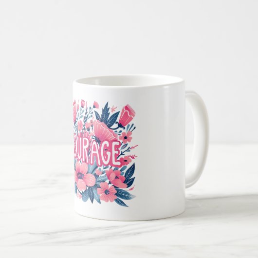 かわいい感動的コーヒーマグ コーヒーマグカップ (正面右)