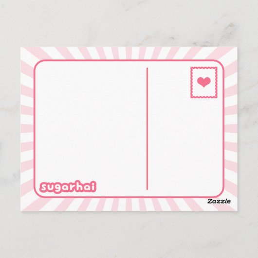 かわいい感動的ネコ ポストカード (裏面)