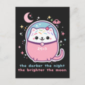 かわいい感動的ネコ ポストカード (正面)