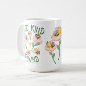 かわいい感動的ビーの種類 – 巻き戻し | コーヒーマグカップ (正面左)