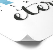 かわいい感動的ホープ春永遠の蝶 ポスター (角)