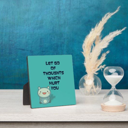 かわいい感動的励ましの引用文 フォトプラーク (インサイチュ)