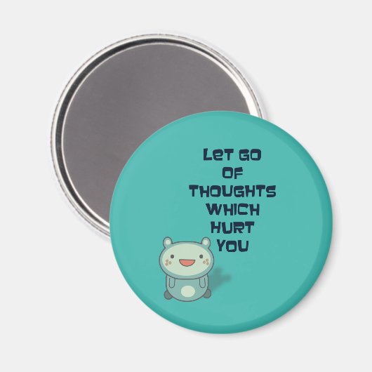 かわいい感動的励ましの引用文 マグネット (正面/裏面)