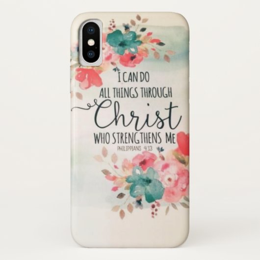 かわいい感動的引用文iPhone Xケース Case-Mate iPhoneケース (裏面)