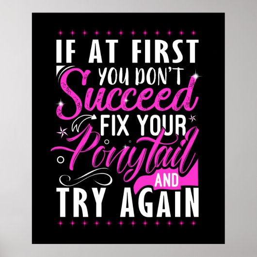 かわいい感動的成功ワードアートビジネス ポスター (正面)