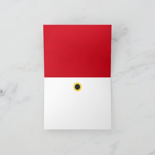 かわいい感謝を伝えるノームのカード サンキューカード (内部)