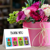 かわいい感謝を伝えるノームのカード サンキューカード