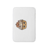 かわいい感謝カップケクラシックーキTシャツ バスマット (正面縦)